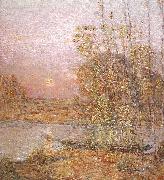 Childe Hassam Late Afternoon Sunset Norge oil painting reproduction
